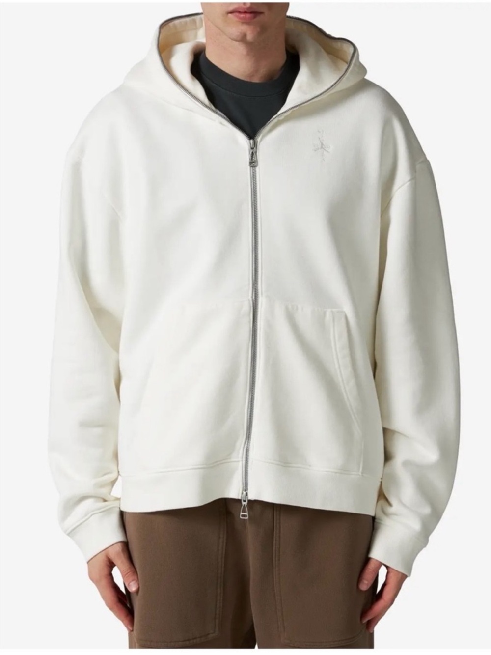 NWT Nike Jordan x Cactus Jack Travis Scott Zip Up Hoodie - White